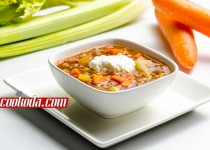 سوپ عدس و سبزیجات | Lentil Vegetable Soup