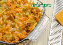 خوراک پاستا با چدار | Cheddar & pasta casserole