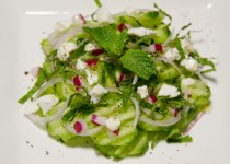 سالاد خیار با پنیر فتا | Cucumber Salad with Feta