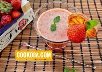 اسموتی پرتقال و توت فرنگی | Orange Strawberry Smoothie