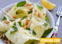 سالاد کدو و پارمزان | Zucchini Salad With Parmesan