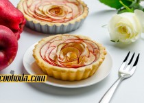 تارت سیب با طرح رز | Rose Apple Tart
